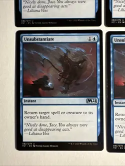 4x Mtg Core Set 2021 M21 Unsubstantiate NM/M Magic The Gathering - Image 2