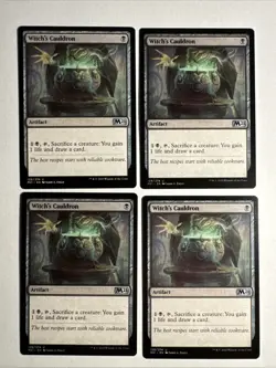 4x Mtg Core Set 2021 M21 Witch‘s Cauldron NM/M Magic The Gathering - Image 1
