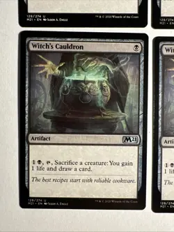 4x Mtg Core Set 2021 M21 Witch‘s Cauldron NM/M Magic The Gathering - Image 2