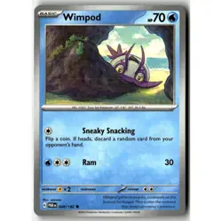 Wimpod 048/182 Sv04: Paradox Rift - Regular Common - Pokemon TCG Card - Image 1