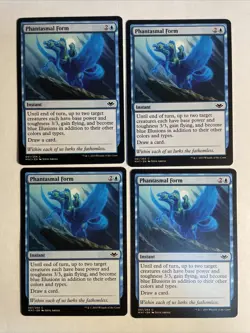 4x Mtg Modern Horizons Phantasmal Form NM Magic The Gathering - Image 1