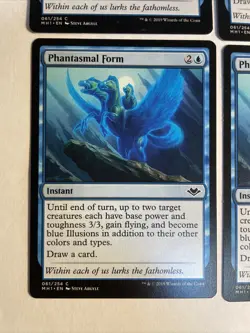 4x Mtg Modern Horizons Phantasmal Form NM Magic The Gathering - Image 2