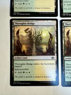 4x Mtg Modern Horizons 2 Thornglint Bridge NM/M Magic The Gathering - Image 2