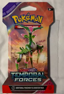 Pokemon TCG: Scarlet and Violet Temporal Forces Booster Pack - 1 Sealed Pack - Image 1