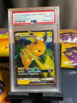 Pokemon Raichu GX Battle Academy 20/68 PSA 10 GEM MINT 2020 - Image 1