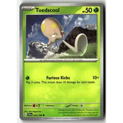 Toedscool 024/198 Sv01: Scarlet & Violet - Regular Common - Pokemon TCG Card - Image 1