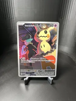 TEAM ROCKET'S MIMIKYU 238/217 ILLUSTRATION RARE ASCENDED HEROES POKEMON - Image 1