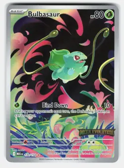 BULBASAUR MEG 133/132 (Mega Evolution STAMPED) - Pokemon - 2025 MASHU NM/M - Image 1