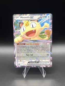 2026 Pokemon Perfect Order Meowth ex Double Rare #062/088 - Image 1