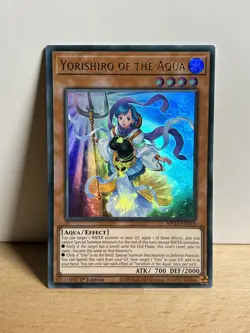 Yugioh Yorishiro of the Aqua MP23-EN218 Ultra Rare 1st edition NM - Image 1