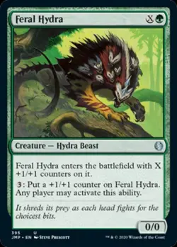 Feral Hydra - Light Play MTG Jumpstart - Image 1