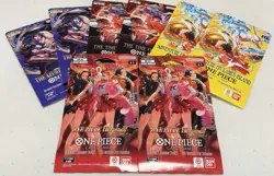 8 Pack Lot~One Piece ‘HEROINES/Time Of Battle/KAMI’s-Sleeved Extra Booster Packs - Image 1