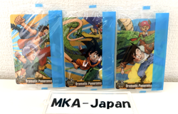 Dragon Ball One Piece Son Goku & Luffy 40th Jump Morinaga Wafer Sealed set of 3 - Image 1