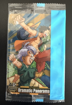 Dragon Ball One Piece Son Goku & Luffy 40th Jump Morinaga Wafer Sealed set of 3 - Image 2