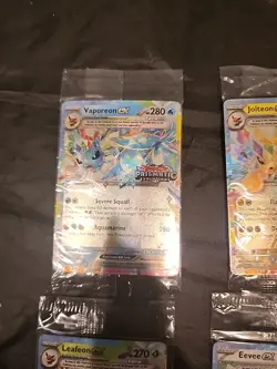 Prismatic Evolutions Surprise Box Stamped EX Promo Cards 9/9 Complete Set Sealed - Image 2