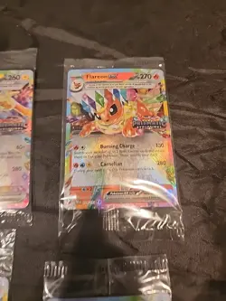 Prismatic Evolutions Surprise Box Stamped EX Promo Cards 9/9 Complete Set Sealed - Image 4