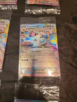Prismatic Evolutions Surprise Box Stamped EX Promo Cards 9/9 Complete Set Sealed - Image 5