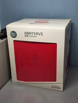 Minthive XenoSkin 30+ Graded Card Case Deck Box -Red -New - Image 1