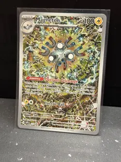Magneton 159 Scarlet & Violet Promo Holo Illustration Rare Pokemon Card NM - Image 1