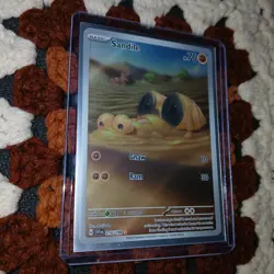 Sandile 216/198 Scarlet & Violet Illustration Rare Pokemon Card NM - Image 1