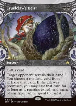 1 x Cruelclaw's Heist - Showcase - Bloomburrow - NM-Mint - MTG - Image 1