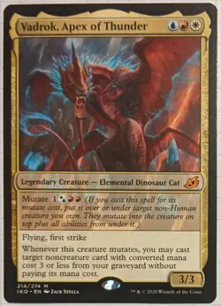 Vadrok, Apex of Thunder 214/274 IKO NM Mythic MTG Ikoria Lair of Behemoths - Image 1