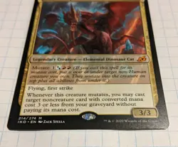 Vadrok, Apex of Thunder 214/274 IKO NM Mythic MTG Ikoria Lair of Behemoths - Image 3