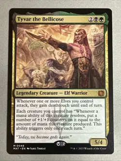 MTG / Tyvar the Bellicose / MAT / #48 / Regular / Mythic / NM - Image 1
