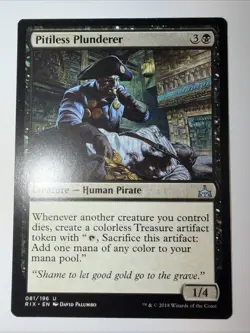 Pitiless Plunderer #81 Rivals of Ixalan Regular Uncommon - Image 1