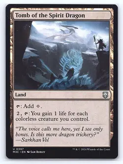 Tomb of the Spirit Dragon 397 Commander: Modern Horizons 3 MTG LP - Image 1