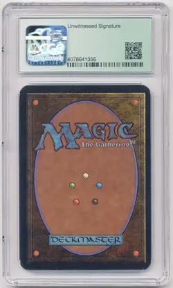 Graded Signed Spell Blast CGC 5.5 Alpha Limited Artist Brian Snoddy 1993 MTG! - Image 2