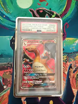 Pokemon 2017 P.M. SM Black Star Charizard GX Holo Promo #SM60 PSA 10 - Image 1