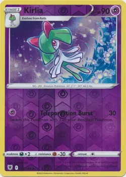 Reverse Holo Kirlia 061/189 Astral Radiance Uncommon Pokemon TCG - Image 1
