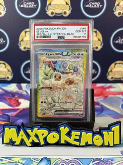 2025 Pokemon Eevee ex SIR 167/131 PSA 10 Prismatic Evolutions - Image 1