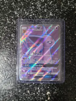 Pokemon Espeon GX (Full Art) Ultra Rare SM Base Set 140/149 NM Holo - Image 1