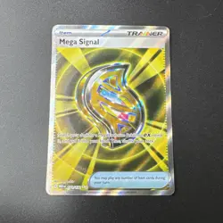 Mega Signal 171/132 Me01: Mega Evolution Holo Pokemon Near Mint - Image 1