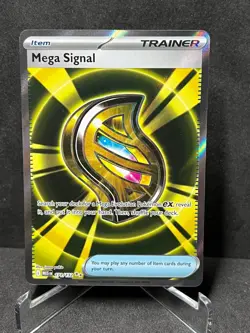 Mega Signal 171/132 Ultra Rare Mega Evolution Pokemon Near Mint - Image 1