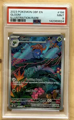Pokemon TCG Gloom Sv03: Obsidian Flames 198/197 Holo Illustration Rare - Image 1