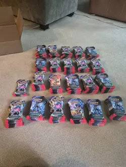 Pokemon TCG Scarlet and Violet Temporal Forces Sleeved Booster Packs Lot of 213 - Image 2