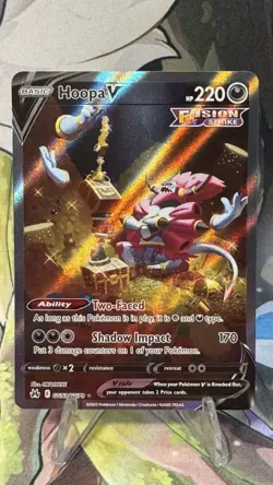 Hoopa V GG53/GG70 Crown Zenith: Galarian Gallery Ultra Rare Pokemon TCG NM - Image 1