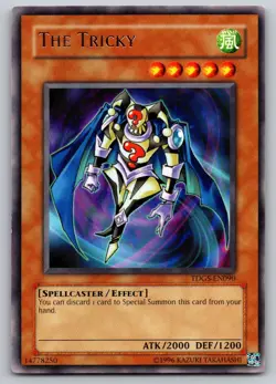 The Tricky TDGS-EN090 Rare The Duelist Genesis Yu-Gi-Oh Unlimited Lightly Played - Image 1