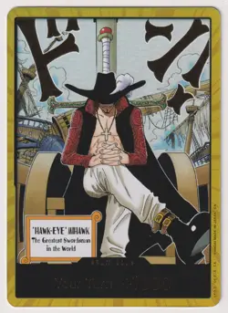 Gold DON!! Mihawk OP14 The Azure Seas Seven NM One Piece TCG English - Image 1