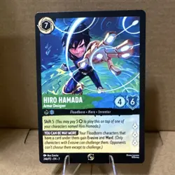 Lorcana Set 7 Promo Single: Hiro Hamada Armor Designer #24A (Nonfoil) - Image 1