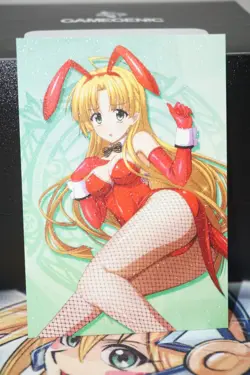 Asia Argento Bunny Girl High School DxD Sexy Waifu Textured Custom Card - Image 2