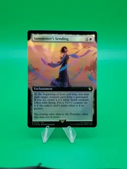 MTG Summoner's Sending 109 Extended Art Foil Rare Final Fantasy - Image 1