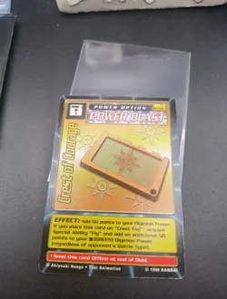 Digimon 1999 Crest of Courage Bo-100 Trading Card Game Bandai Power Option CCG - Image 2