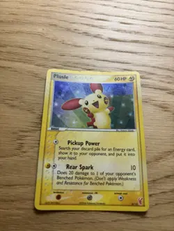 Authentic Plusle Holo Rare from the 2006 Pokemon POP Series 3, card #6/17. - Image 2