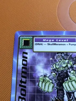 Boltmon Bo-41 Gold Letter Rare First Edition Digimon Trading Card, Bandai - Image 2