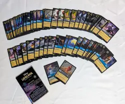 Disney Lorcana Sleeved Starter Deck Lot (6 Decks) + Cards & Peter Pan Playmat - Image 3
