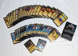 Disney Lorcana Sleeved Starter Deck Lot (6 Decks) + Cards & Peter Pan Playmat - Image 4